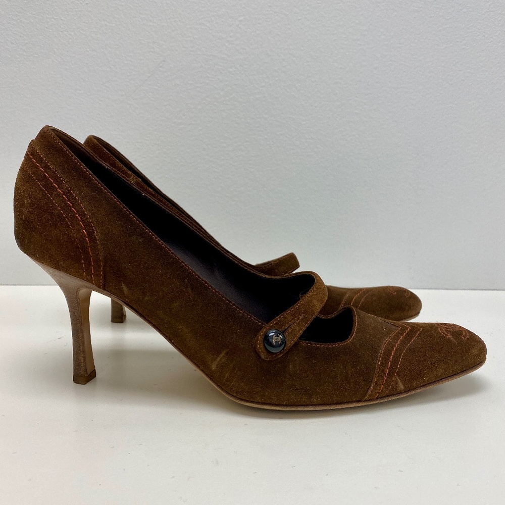 Chanel Suede Mary Jane